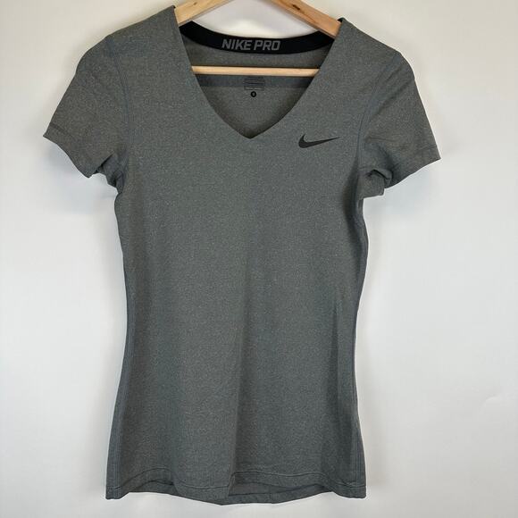 Nike Pro Dri Fit Lot of 3 V Neck Short Sleeve Performance Shirt Women Size Small - Picture 2 of 15